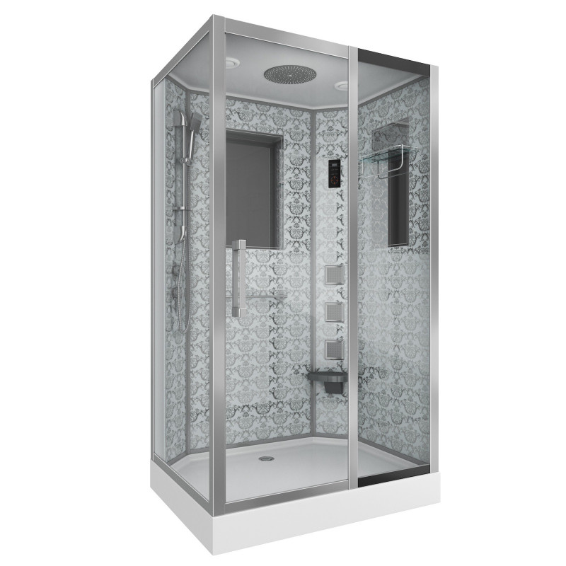 Душевая кабина Niagara Lux 7711 WR размер 120*90*215 см, низкий поддон 15 см