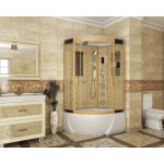 Душевая кабина Niagara Lux 7712 GR размер 120*80*215 см, высокий поддон 38 см