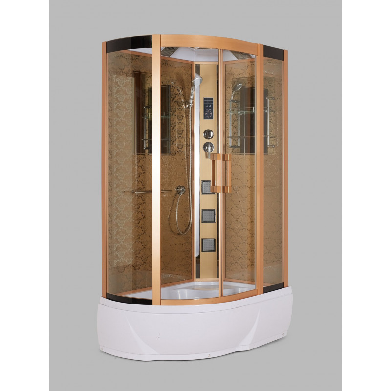Душевая кабина Niagara Lux 7712 GR размер 120*80*215 см, высокий поддон 38 см