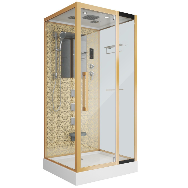 Душевая кабина Niagara Lux 7714G размер 100*90*215 см, низкий поддон 15 см