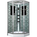 Душевая кабина Niagara Lux 7717W размер 100*100*215 см, низкий поддон 15 см