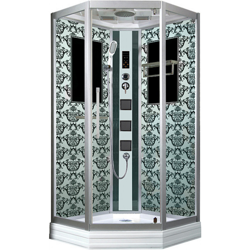 Душевая кабина Niagara Lux 7717W размер 100*100*215 см, низкий поддон 15 см