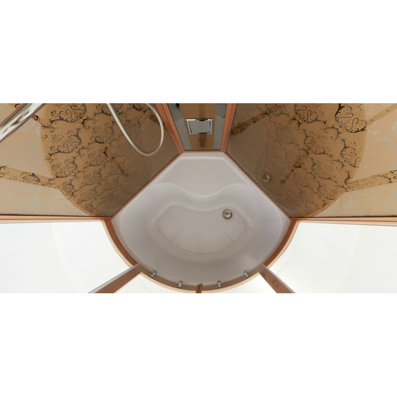 Душевая кабина Niagara Lux 7744G размер 120*120*215 см, высокий поддон 50 см