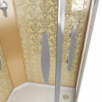 Душевая кабина Niagara Lux NG-7715GBK размер 90*90*210 см, низкий поддон 15 см