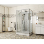 Душевая кабина Niagara Lux NG-7711WBK размер 120*90*215 см, низкий поддон 15 см