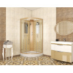Душевая кабина Niagara Lux NG-7715GBK размер 90*90*210 см, низкий поддон 15 см