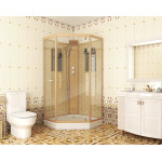 Душевая кабина Niagara Lux NG-7717GBK  размер 100*100*210 см, низкий поддон 15 см