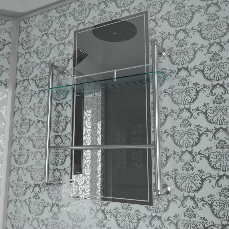 Душевая кабина Niagara Lux 7744W размер 120*120*215 см, высокий поддон 50 см