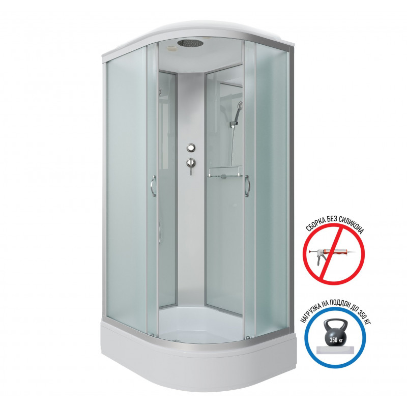 Душевая кабина Niagara Classic NG-33184-14L, размер 110*80*215 см, средний поддон 26 см