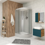 Душевая кабина Niagara Classic NG-33184-14L, размер 110*80*215 см, средний поддон 26 см