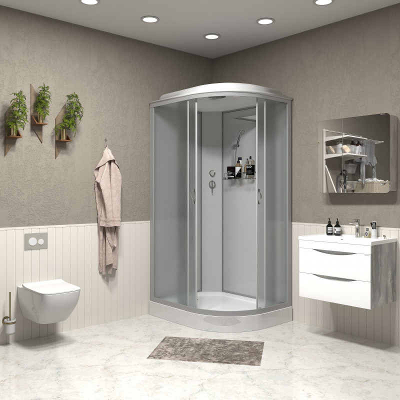 Душевая кабина Niagara NG-3312-14L размер 120*80*215 см, низкий поддон 13 см