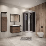 Душевая кабина Niagara NG-3501-14F размер 90*90*215 см, средний поддон 26 см