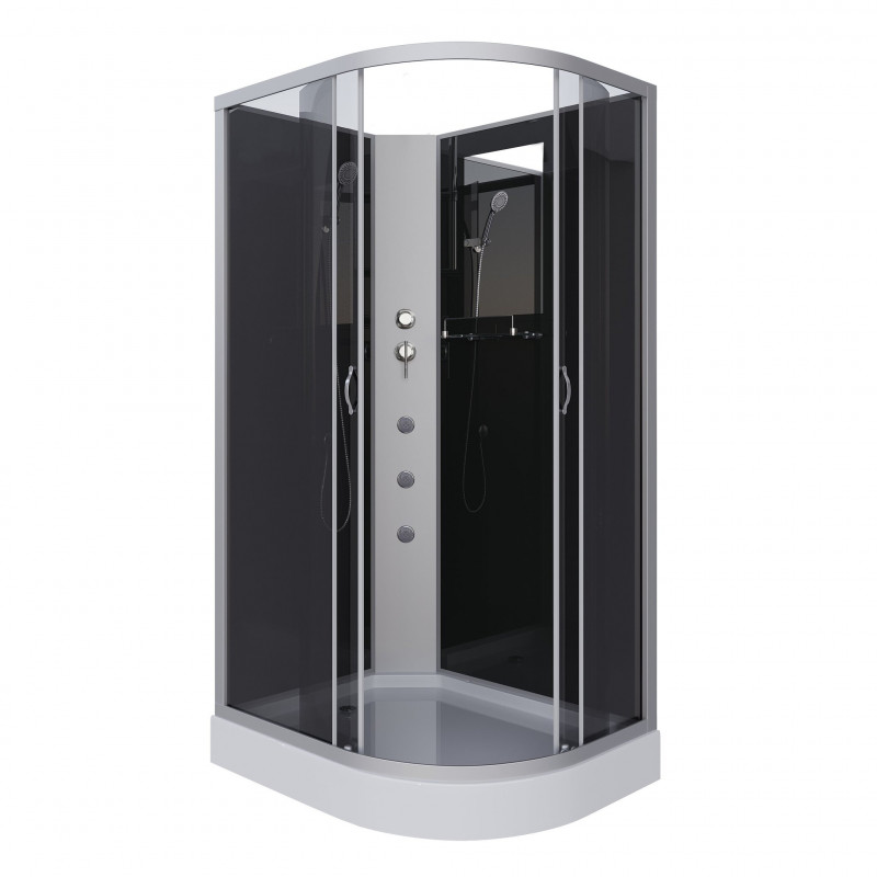 Душевая кабина Niagara NG-3512-14LBKG размер 120*80*200 см, низкий поддон 13 см