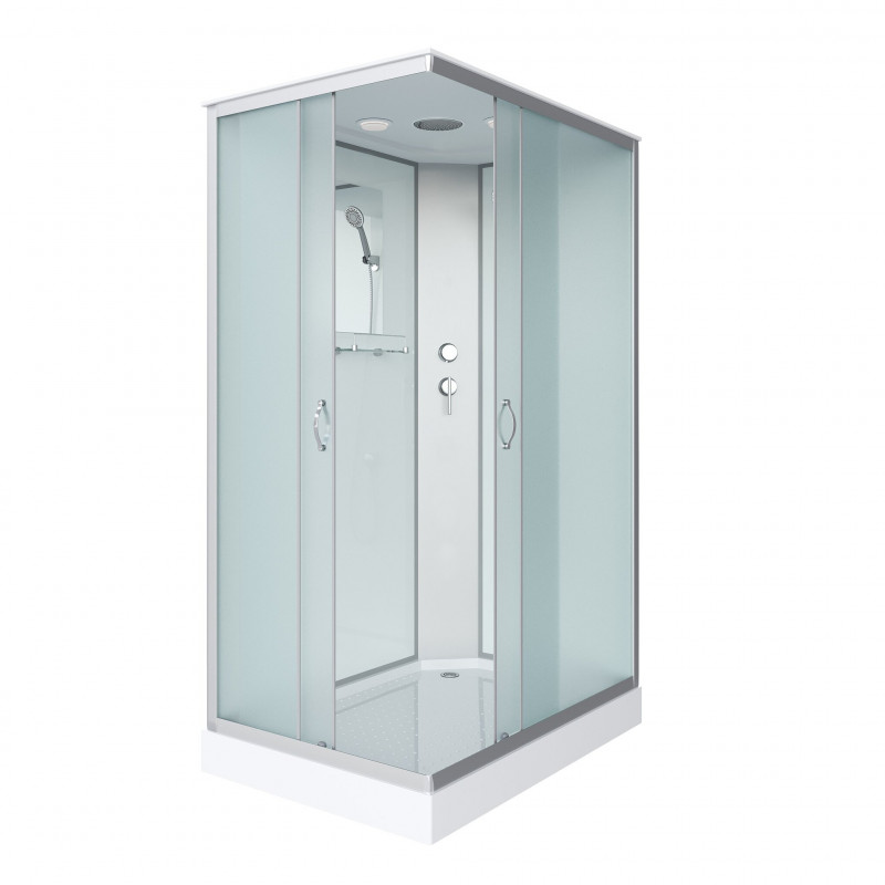 Душевая кабина Niagara NG-43185-14Q размер 110*80*215 см, низкий поддон 13 см