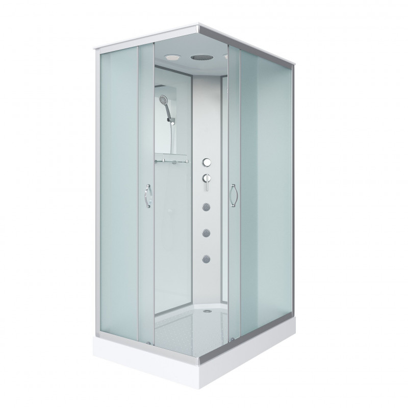 Душевая кабина Niagara NG-43185-14QG размер 110*80*215 см, низкий поддон 13 см