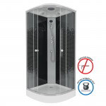 Душевая кабина Niagara Eco NG-4501-14 BLACK размер 90*90*215 см, низкий поддон 13 см