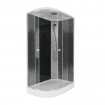 Душевая кабина Niagara NG-4512-14R BLACK размер 120*80*215 см, низкий поддон 13 см