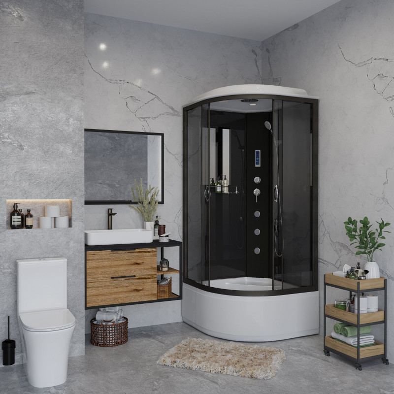 Душевая кабина Niagara NG-6508-14F размер 90*90*215 см, высокий поддон 40 см