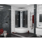 Душевая кабина Niagara NG-7507-14BLACK размер 80*80*215 см, высокий поддон 40 см