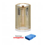 Душевая кабина Niagara Lux NG-7715GBK размер 90*90*210 см, низкий поддон 15 см