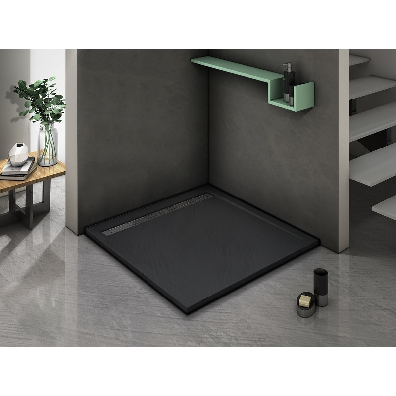 Душевой поддон WeltWasser WW TRS 100 STONE-BL