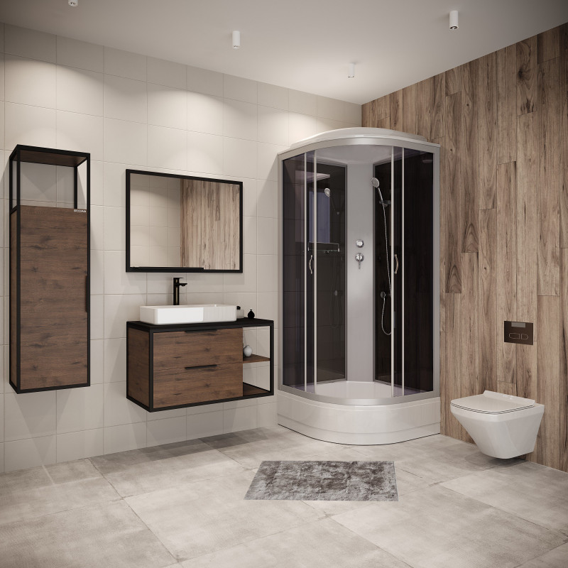 Душевая кабина Niagara NG-3503-14 размер 80*80*215 см, средний поддон 26 см