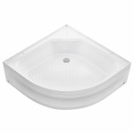 WEMOR 90/24 C 900*900*240 мм Поддон душевой полукруглый