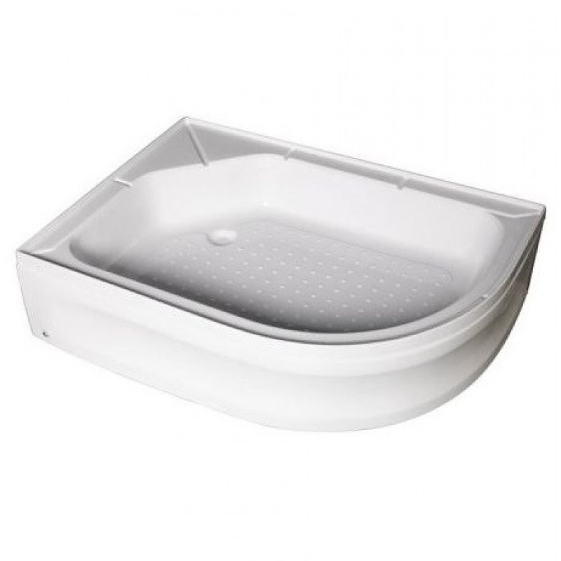 WEMOR 90/80/24 L 900*800*240 мм Поддон душевой асимметричный