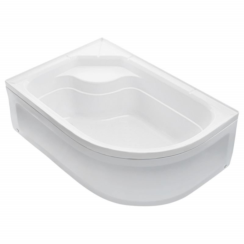 Душевая кабина River Dunay XL 120/80/44 TH L с крышей, ДxШxВ: 1200x800x2300 мм, высокий поддон 44 см, угол установки левосторонний