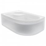 Душевая кабина River Dunay XL 120/80/44 TH L с крышей, ДxШxВ: 1200x800x2300 мм, высокий поддон 44 см, угол установки левосторонний