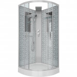 Душевая кабина Niagara Lux NG-7715WBK размер 90*90*210 см, низкий поддон 15 см