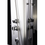 Душевая кабина Niagara NG-4512-14L BLACK размер 120*80*215 см, низкий поддон 13 см