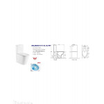 WW SALZBACH 011 XL GL-WT Унитаз компакт