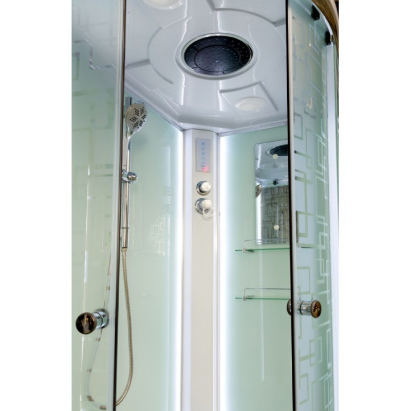 Душевая кабина DETO ЕМ1511 R с LED-подсветкой