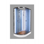 Душевая кабина DETO ЕМ1512 R N с LED-подсветкой