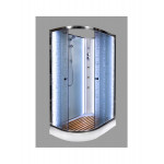 Душевая кабина DETO ЕМ1512 R N с LED-подсветкой и гидромассажем