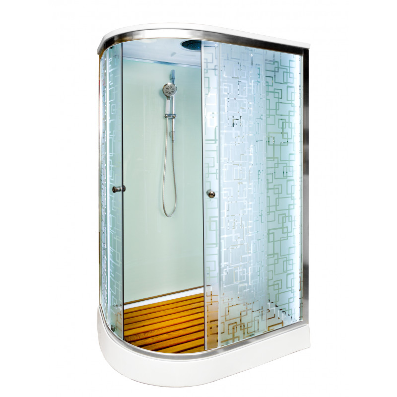 Душевая кабина DETO ЕМ1511 R с LED-подсветкой