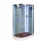 Душевая кабина DETO А102 R LED с кнопкой и гидромассажем