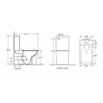 WW GELBACH 001 ST MT-BL Унитаз компакт