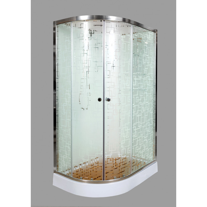Душевая кабина DETO ЕМ1511 R N без крыши