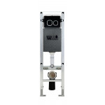 Унитаз с инсталляцией WeltWasser и кнопкой смыва (AMBERG 350 ST + MERZBACH 041 XL GL-WT + AMBERG RD-BL)