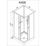 Душевая кабина DETO K409