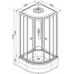 Душевая кабина DETO L710 с электрикой
