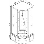 Душевая кабина DETO L780N без крыши
