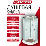 Душевая кабина DETO L 902 L с гидромассажем и электрикой