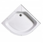WEMOR 70/24 C 700*700*240 мм Поддон душевой полукруглый