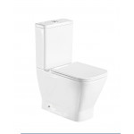 Унитаз-компакт безободковый WW ROTBACH 001 GL-WT